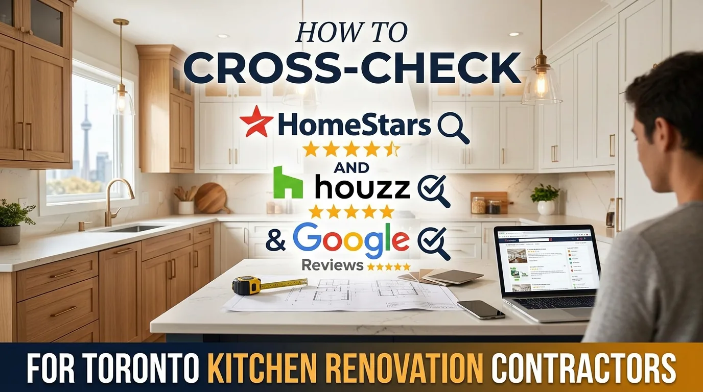 How to Cross-Check HomeStars, Houzz and Google Reviews for Toronto Kitchen Renovation Contractors