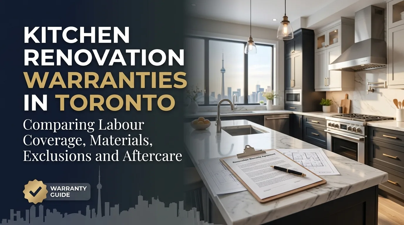 Kitchen Renovation Warranties in Toronto: Comparing Labour Coverage, Materials, Exclusions and Aftercare