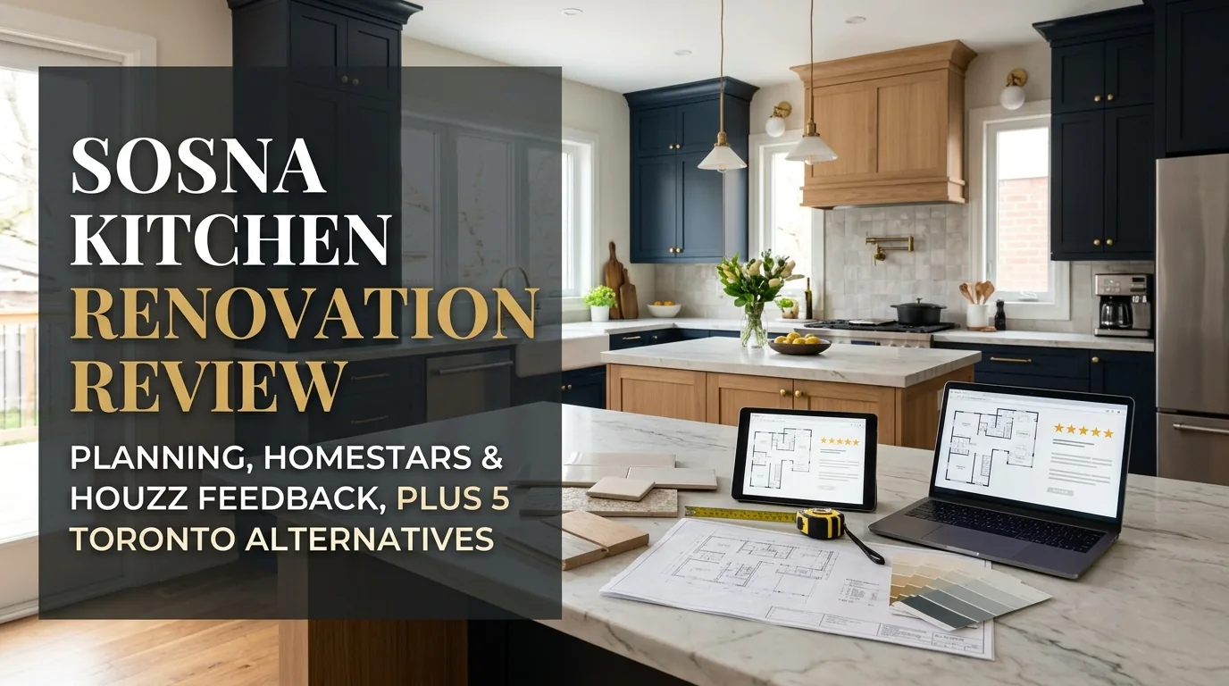 SOSNA Kitchen Renovation Review: Planning, HomeStars and Houzz Feedback, Plus 5 Toronto Alternatives