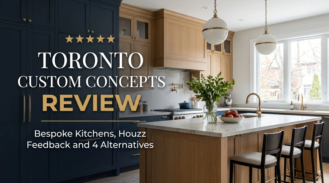 Toronto Custom Concepts Review: Bespoke Kitchens, Houzz Feedback and 4 Alternatives